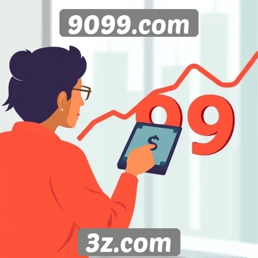 Desempenho financeiro do site 9099.com